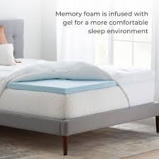 All foam products are capable of tearing and rolling or folding it can increase the likelihood of this happening. Brookside Pillow Top And 2 Inch Gel Memory Foam Mattress Topper Blue White Blue White Overstock 25363266