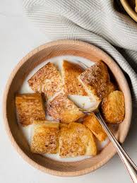 Place the pan on a burner and. Milk Toast Bread In Milk Breakfast Recipe The Worktop