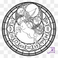 They're great for all ages. Zodiac Sagittarius Stained Glass Coloring Page By Akili Amethyst Adult Coloring Books Zodiac Free Transparent Png Clipart Images Download