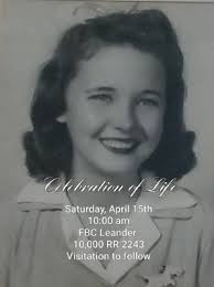 Obituary information for Frances Geraldine Wilson