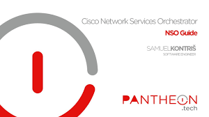 Nso Guide Cisco Network Services Orchestrator Pantheon Tech