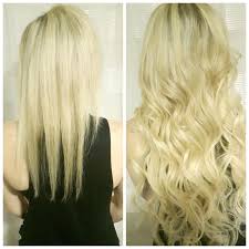 Before And After 26 Inches In 60 Platinum Blonde Expertly Installed And Blended By Hair Flair Exte Human Hair Extensions Hair Best Human Hair Extensions