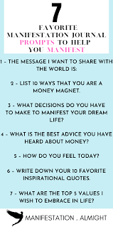 Are there any techniques that will help you with the help of the best manifestation techniques, you will be able to attract not only money to your. 7 Manifestation Journal Prompts To Help You Manifest Law Of Attraction In 2021 Manifestation Journal Journal Prompts Journal Writing Prompts