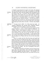 Diary Of Orville Hickman Browning Friend Of Lincoln Excerpts From April 14 19 1865 Lincoln Assassination President Lincoln Diary Entry