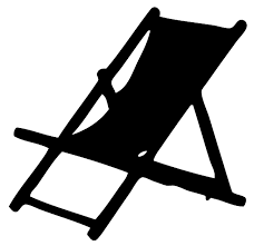 Deck Chair Silhouette Silhouette Clip Art Clip Art Rabbit Sculpture
