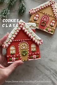 Cookie Class Christmas Houses In 2020 Christmas Cookies Decorated Christmas Sugar Cookies Cookies Recipes Christmas