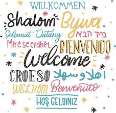 Extra 10% off for local pick up @ stafford, tx 77477. Welcome Languages Living Room Wall Decor Tenstickers