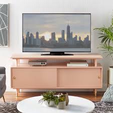 Choose from simple metal stands to traditional cabinets with storage space. Wrought Studio Callaham Tv Stand For Tvs Up To 70 Reviews Wayfair