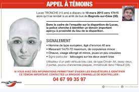 Sans trace, ni nouvelle de toi depuis 2 ans, difficile de savoir si tout va bien. Lucas Tronche Un Appel A Temoins Lance La Description De L Homme Recherche