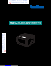 So to confirm if this isn't your brother models we support. Brother Hl 5040 Manuals Manualslib