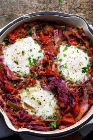 Cabbage And Pepper Chakchoukah Recipe Recipe Stuffed Peppers Recipes Veggie Recipes