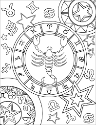 Zodiac Signs Coloring Pages Free Printable Coloring Pages For Kids