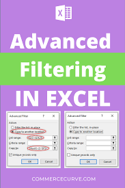 How To Use Advanced Filtering In Excel In 2020 Excel Financial Modeling Microsoft Excel