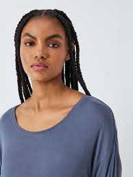 John Lewis ANYDAY Zara Jersey Lounge Set, Blue