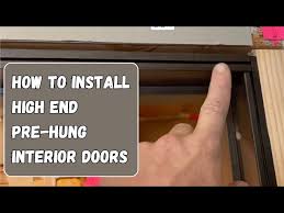 Install High End Interior Prehung Doors