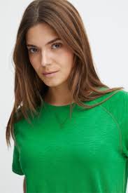 Pulz Brit tee shirt, fern green