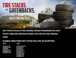 General Tire Up To 70 Mail In Rebate September 2014 General Tire Rebates Pep Boys