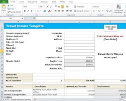 travel agency invoice template 5 free download samples