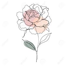 Check spelling or type a new query. Rose Icon Line Art Abstract Minimal Flower Design For Cover Royalty Free Cliparts Vectors And Stock Illustration Image 151917276