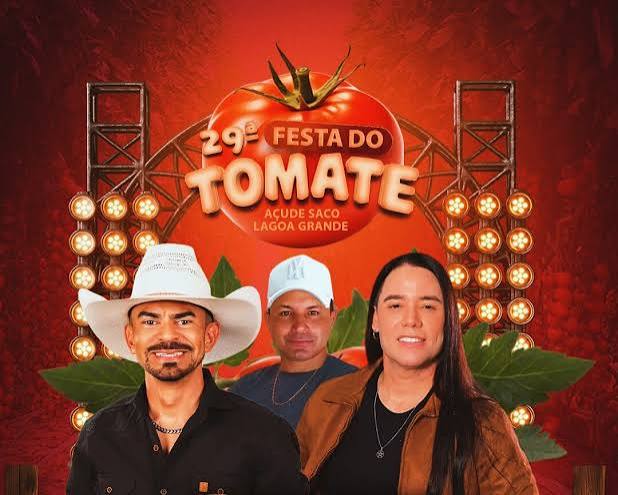 Festa do Tomate e encerramento da 20ª Copa do Tomate vão movimentar o Povoado de Açude Saco II nos dias 17 e 18 de julho - Prefeitura de Lagoa Grande