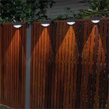 Arlec Led Solar Fence Light 4 Pack Solar Fence Lights Fence Lighting Solar Lights