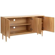 Temple & Webster 150cm Dion Herringbone Oak Wood Sideboard