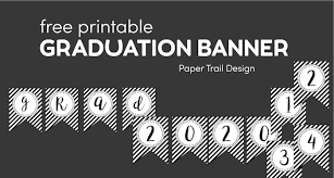 Shop for graduation banners & garlands in graduation decorations. Graduation Banner Free Printables Paper Trail Design