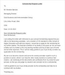 We offer partial scholarships for students from the cis/mena regions. 10 Scholarship Application Letter Templates Free Templates