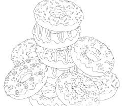 1 advantage of foods coloring pages. Donut Coloring Pages 70 Pieces Print For Free A4 Wonder Day Coloring Pages For Children And Adults