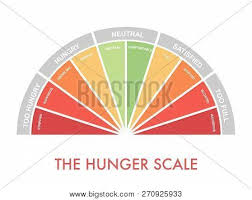 Hunger Fullness Scale Vector Photo Free Trial Bigstock