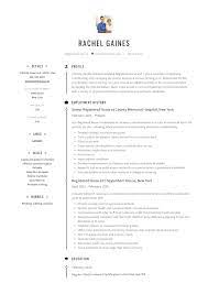 Registered Nurse Resume Sample Writing Guide 12 Samples Pdf