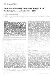 129 (download all articles from this journal in csv format.) Http Www E Mjm Org 2012 V67n1 Citation Analysis Pdf