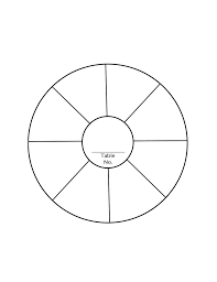 Round Seating Chart Template Free Download
