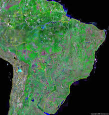 La jugada continuó y después del centro vino el gol de firmino, que fue revisado por los jueces del var. Brazil Map And Satellite Image