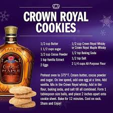 Found A Use For The Crown Royal Maple These Look Good Royal Cookies Recipe Crown Royal Cookies Whisky Cookies