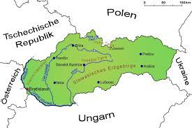 Krátke pole, ortschaft, ist in slowakei. Slowakei Geografie Landkarte Lander Slowakei Goruma