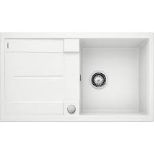 Blanco Metra 5s Evier Silgranit 1 Cuve Egouttoir Reversible Vidage Auto Siphon Inclus Blanc Achat Vente Evier De Cuisine Evier Metra 5s 1 Cuve Blanc Cdiscount