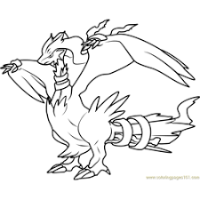 In addition to it, the coloring pages on this page can be saved. Pokemon Reshiram Coloring Page Coloring Data Attachment