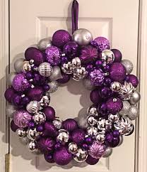 Check spelling or type a new query. Dark Purple Silver Ornament Wreath Purple Christmas Decorations Christmas Wreaths Diy Purple Christmas Wreath