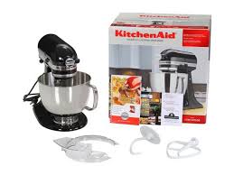 Take your cooking to the next level with kitchenaid® stand mixer attachments. Kitchenaid Ksm150psob Artisan Stand Mixer With Pouring Shield 5 Quarts Onyx Black Newegg Com