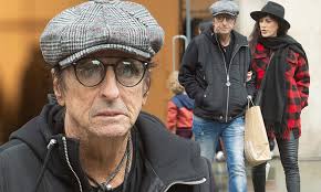 Alice Cooper, 71, goes shopping in London with wife Sheryl Goddard, 61