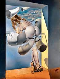 Von ihrer eigenen Keuschheit, 1954 von Salvador Dali (1904-1989, Spain) |  Kunstreproduktionen Salvador Dali | WahooArt.com