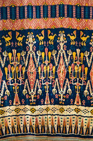 Traditional Woven Ikat Cloth Sumba Indonesia Stock Photos Masterfile Batik Pattern Ikat Antique Textiles