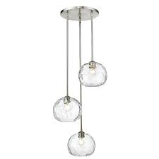 Lieberman 3 Light Cluster Globe Pendant Globe Pendant Powder Room Lighting Cluster Pendant Lighting
