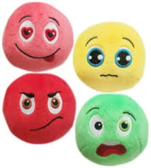 Dog Toys, Soft Stuffed Plush Balls, Pet Chew Toy, Activating Toy for Small  and Medium Pets (Pink-Red-Yellow-Green) : Amazon.se: Pet Supplies