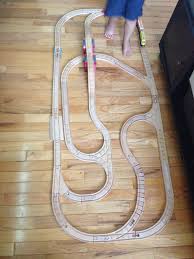 Wooden Train Track Set Up Wooden Train Track Wooden Train Wood Train