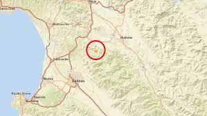 2 Quakes Measuring Above 3 0 M Strike East Of Salinas South Of San Juan Bautista