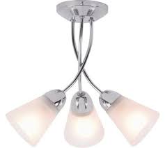Buy Home Ailisi 3 Light Ceiling Fitting Chrome At Argos Co Uk Your Online Shop For Ceiling And Wall Lights Ceiling Lights Wall Ceiling Lights Wall Lights