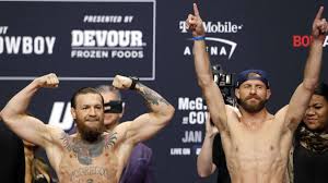 Conor mcgregor y dustin poirier ya están en el octógono para su por la vía de la sumisión, julianna peña hace que sara mcmann se rinda y gane la pelea. Mcgregor Vs Cowboy Cerrone Cartelera Horario Tv Y Como Ver El Ufc 246 Hoy As Com