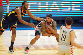 The golden state warriors are an american professional basketball team based in san francisco.the warriors compete in the national basketball association (nba), as a member of the league's western conference pacific division.founded in 1946 in philadelphia, the warriors moved to the san francisco bay area in 1962 and took the city's name, before changing its geographic moniker to golden state. Beal S Offense Vs Wiggins Defense Sparks Dub Nation Conversation Golden State Of Mind